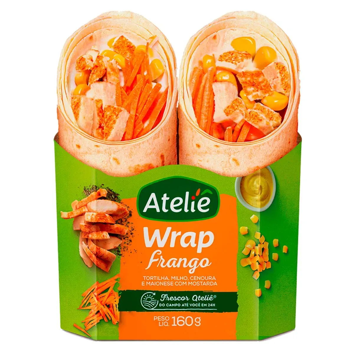 Sanduíche Wrap de Frango Ateliê 170G