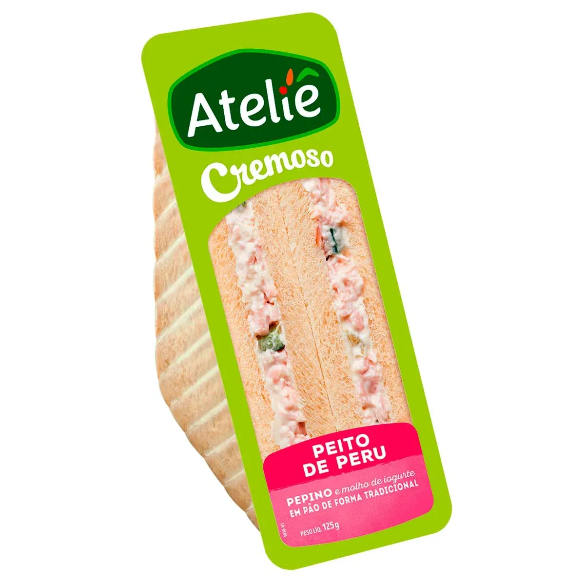 Sanduíche Natural Peito Peru Cremoso Ateliê 125G