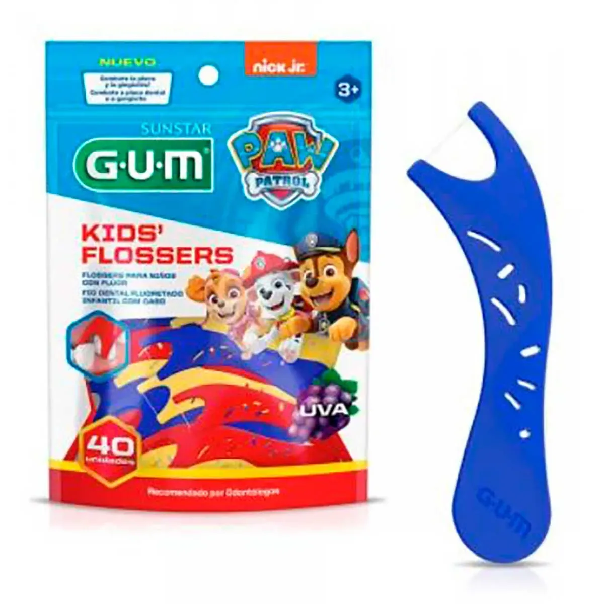 Fio Dental Infantil Patrulha Canina Sunstar 40UN