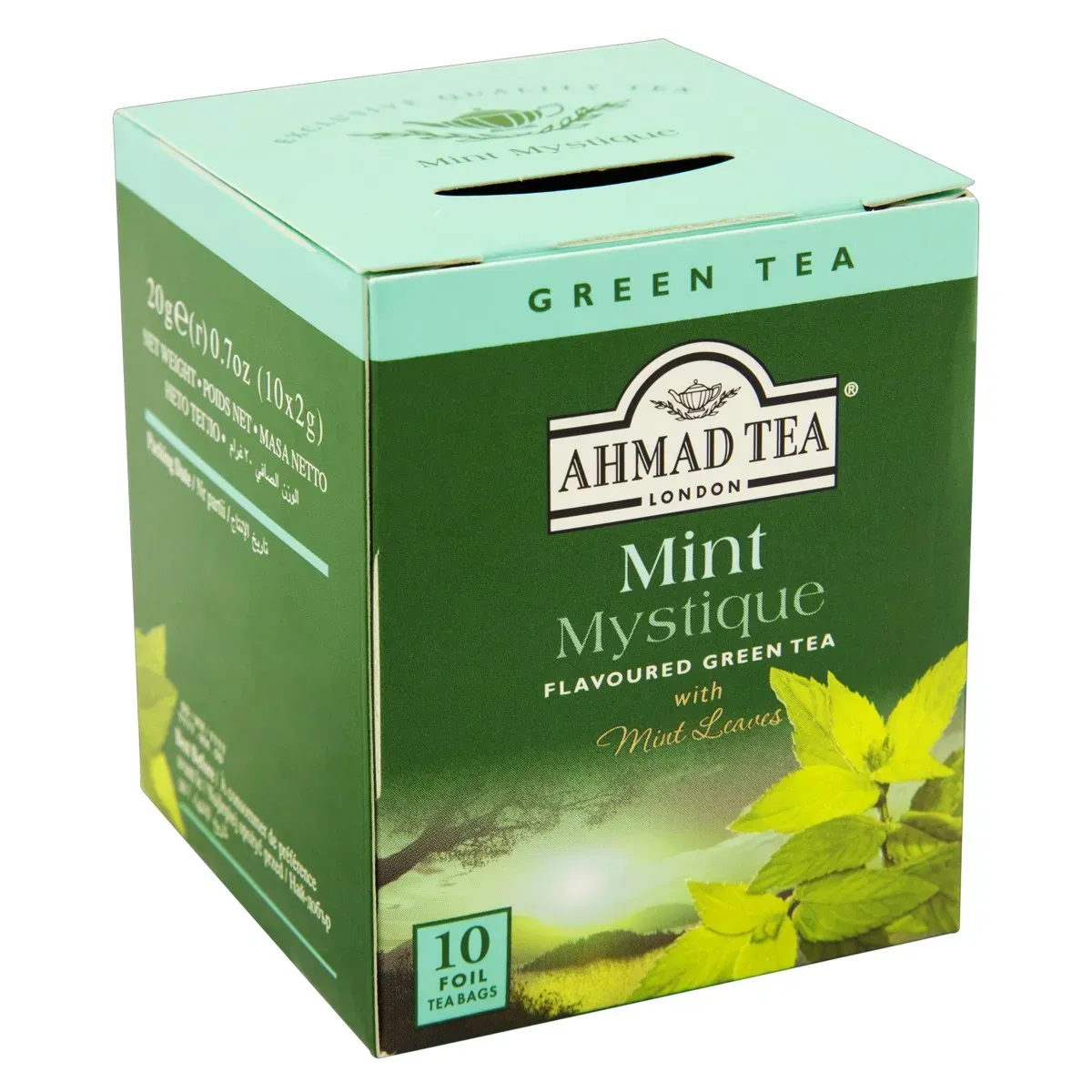 Chá Verde Mint Mystique Ahmad Tea London 10UN