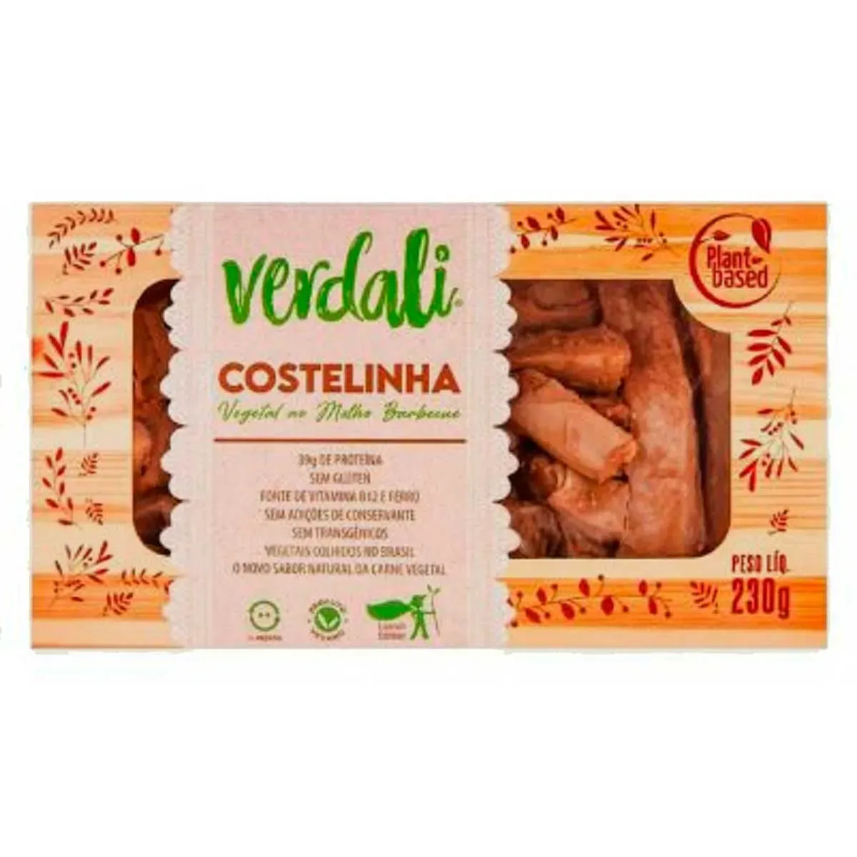 Costelinha Vegana ao Barbercue Verdali 230G