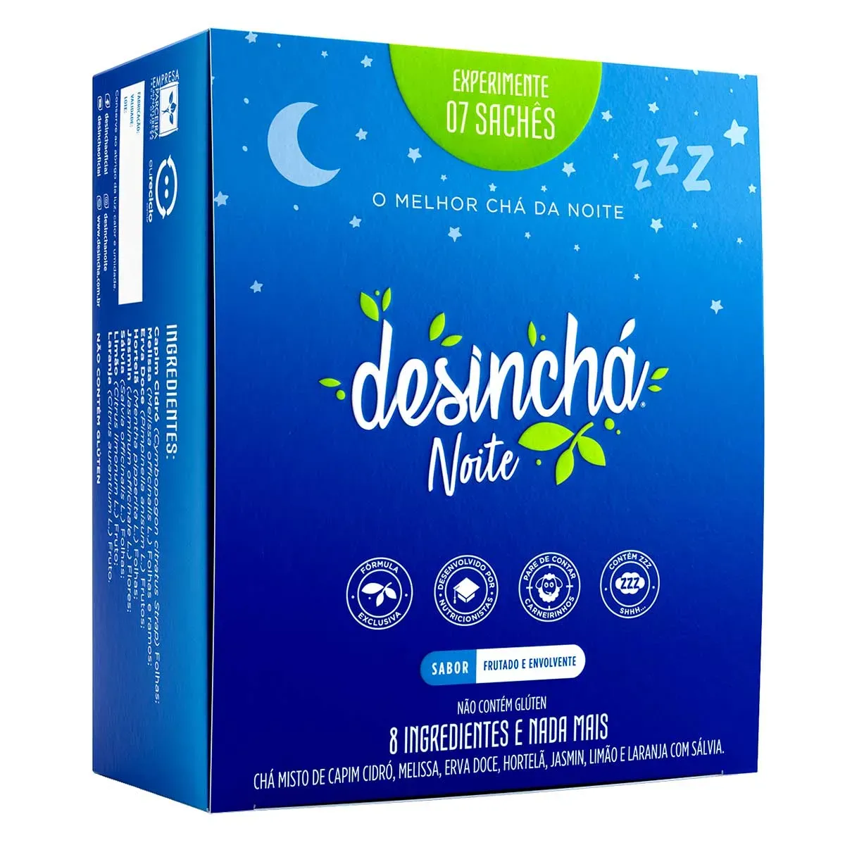 Chá Desinchá Noite 8 Ingredientes 10G 7UN
