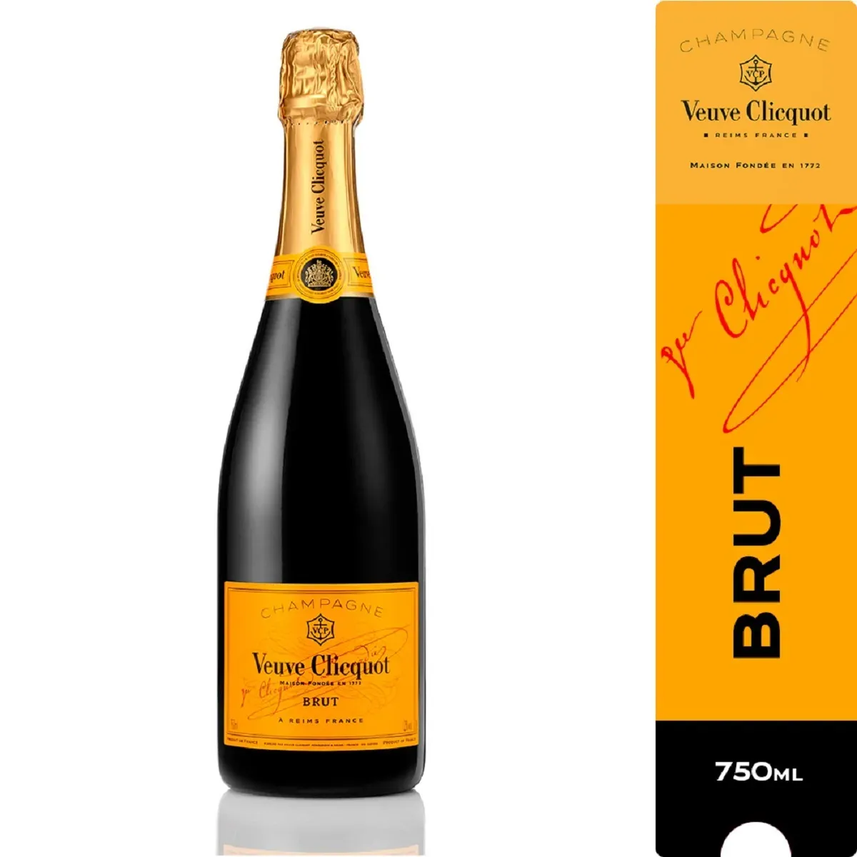 Champagne Veuve Clicquot Brut Branco Pinot 750ML