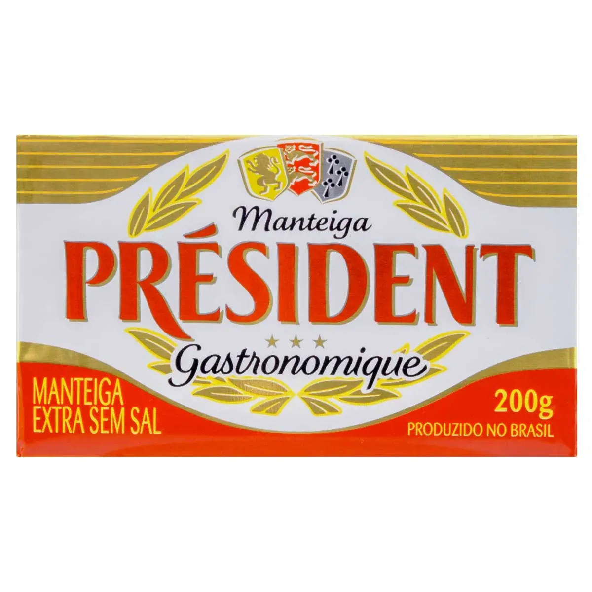 Manteiga sem Sal Président Tablete 200G