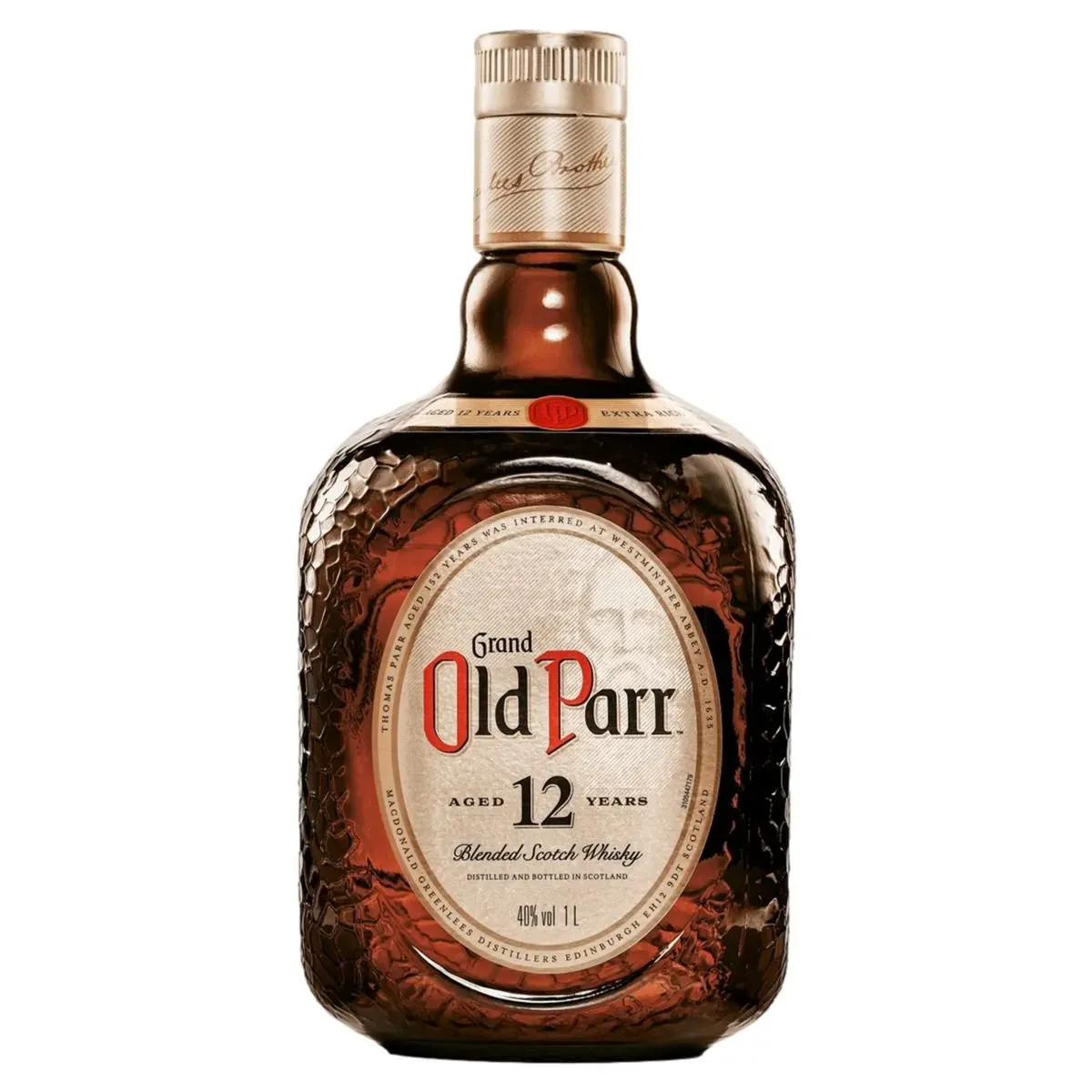 Whisky Escocês Blended 12 Anos Grand Old Parr 1L