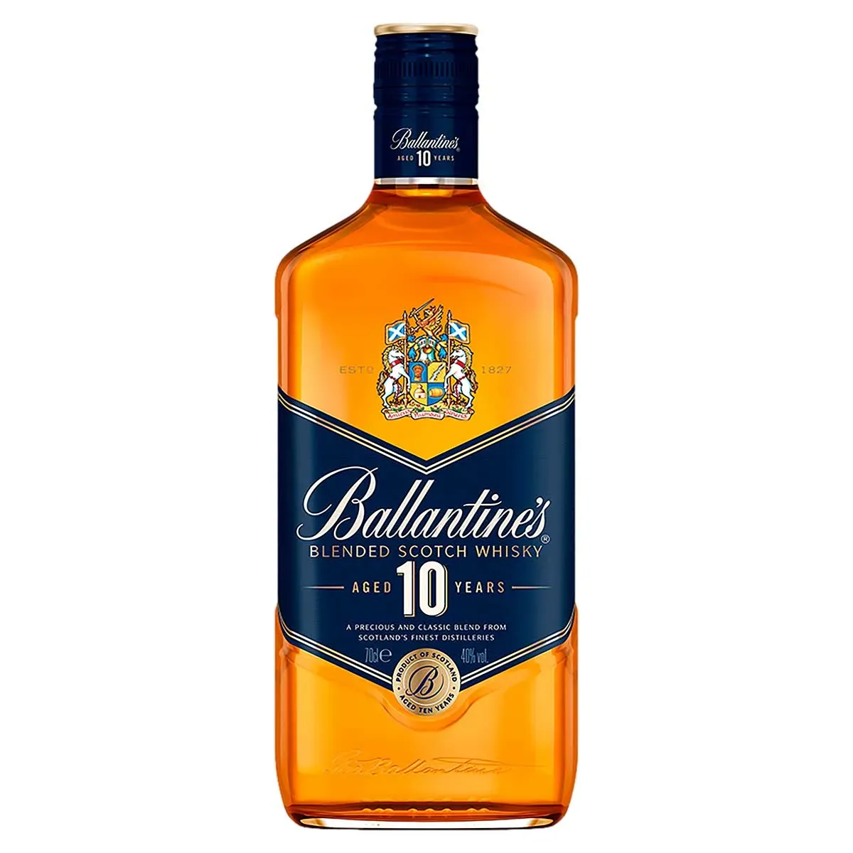 Whisky Ballantine's 10 Anos Blended Escocês 750ML