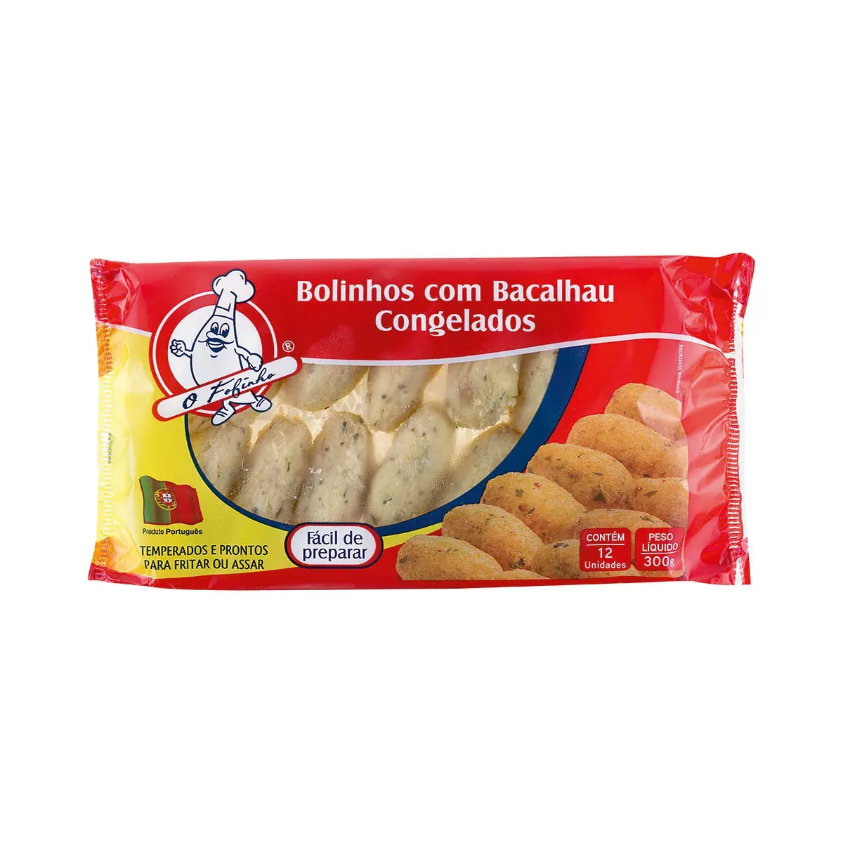Bolinho de Bacalhau O Fofinho 300G