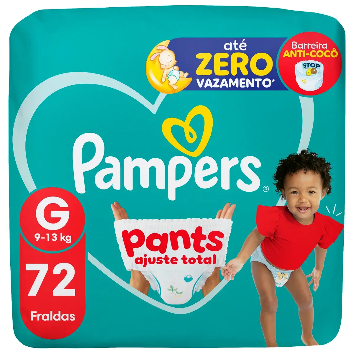 Fralda G Pants Ajuste Total Pampers 72UN