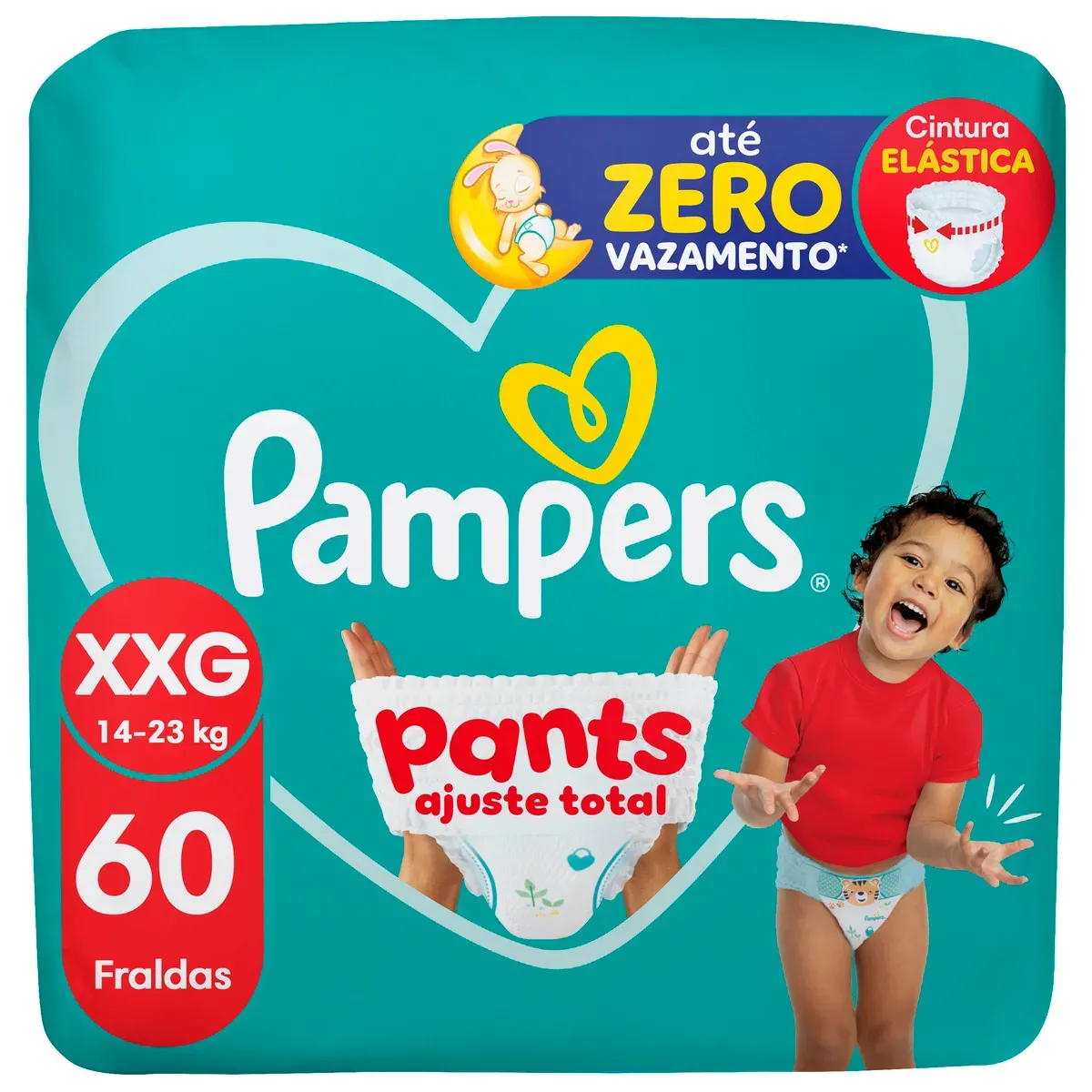 Fralda XXG Pants Ajuste Total Pampers 60UN