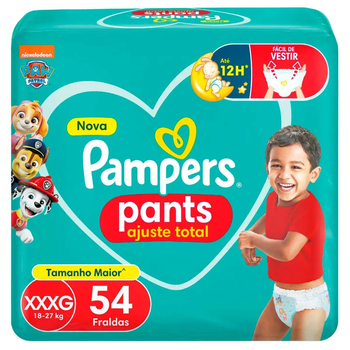Fralda Descartável Infantil Pants Pampers 54UN