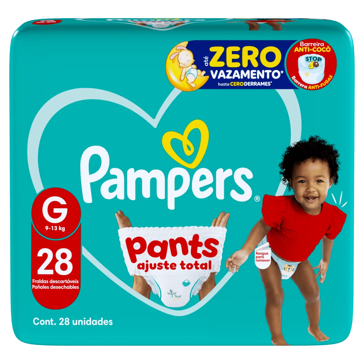 Fralda Descartável Infantil Pants Pampers 28UN