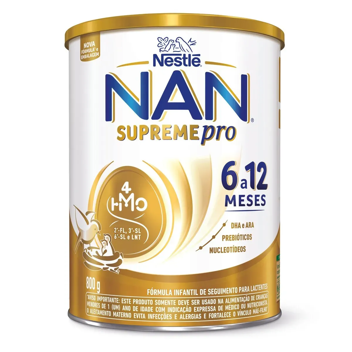 Fórmula Infantil Nan Supreme Pro 6 a 12 Meses 800G