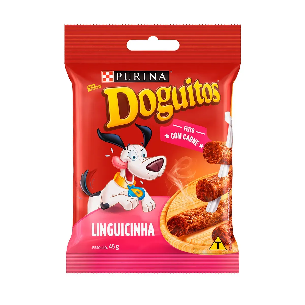 Petisco Cachorro Doguitos Linguicinha Purina 45G