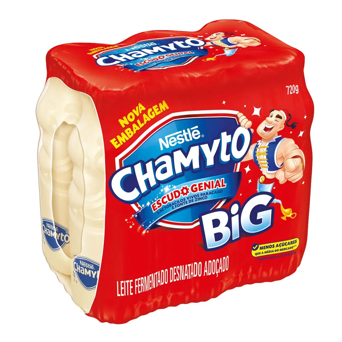 Leite Fermentado Desnatado Chamyto 720G 6UN
