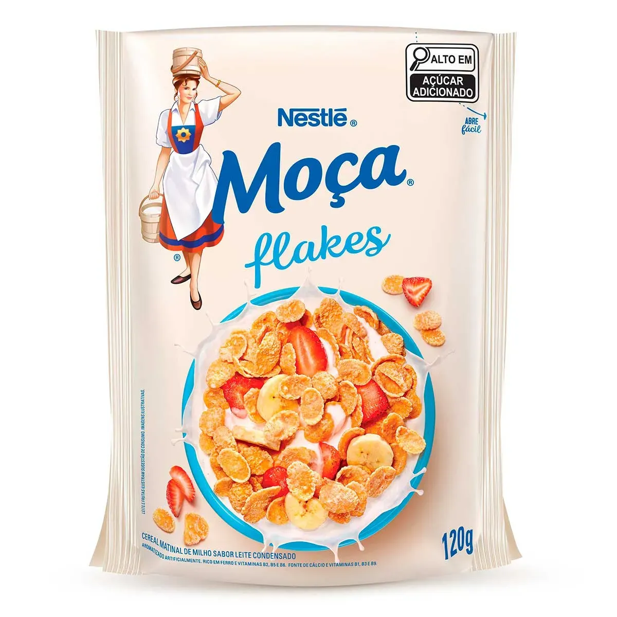 Cereal Matinal Moça Flakes 120G