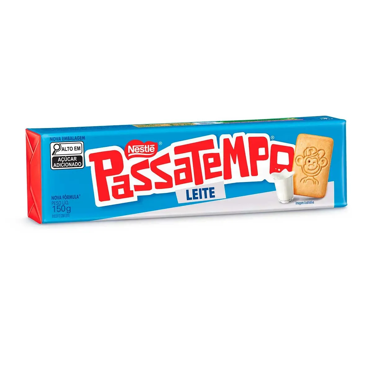 Biscoito PASSATEMPO Leite 150G