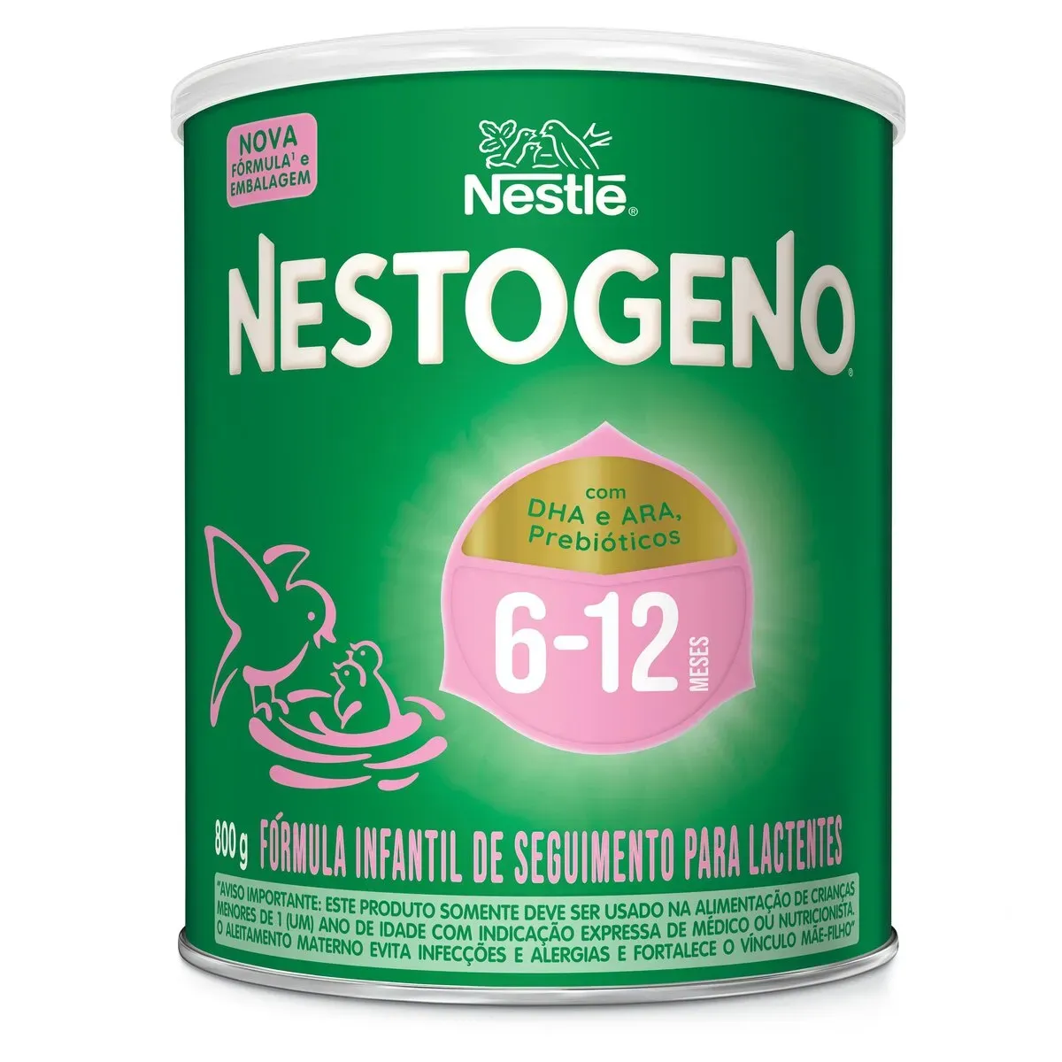 Fórmula Infantil Nestogeno 6 a 12 meses 800G