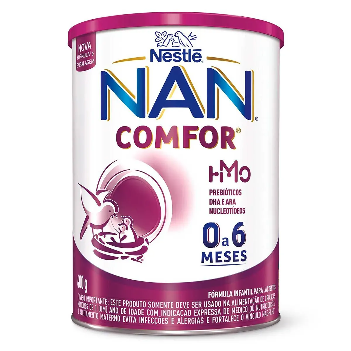 Fórmula Infantil lactentes NAN Comfor HMO 0 a 400G