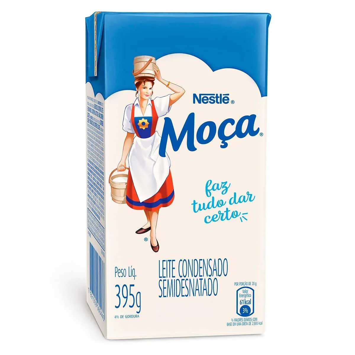 Leite Condensado Semidesnatado MOÇA Caixinha 395G