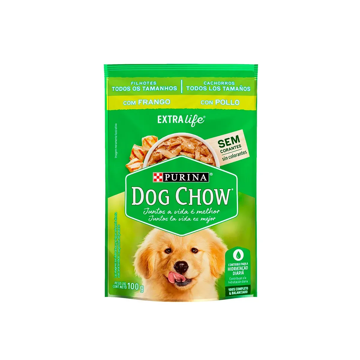 Ração Úmida Cachorro Filhote Dog Chow Purina 100G