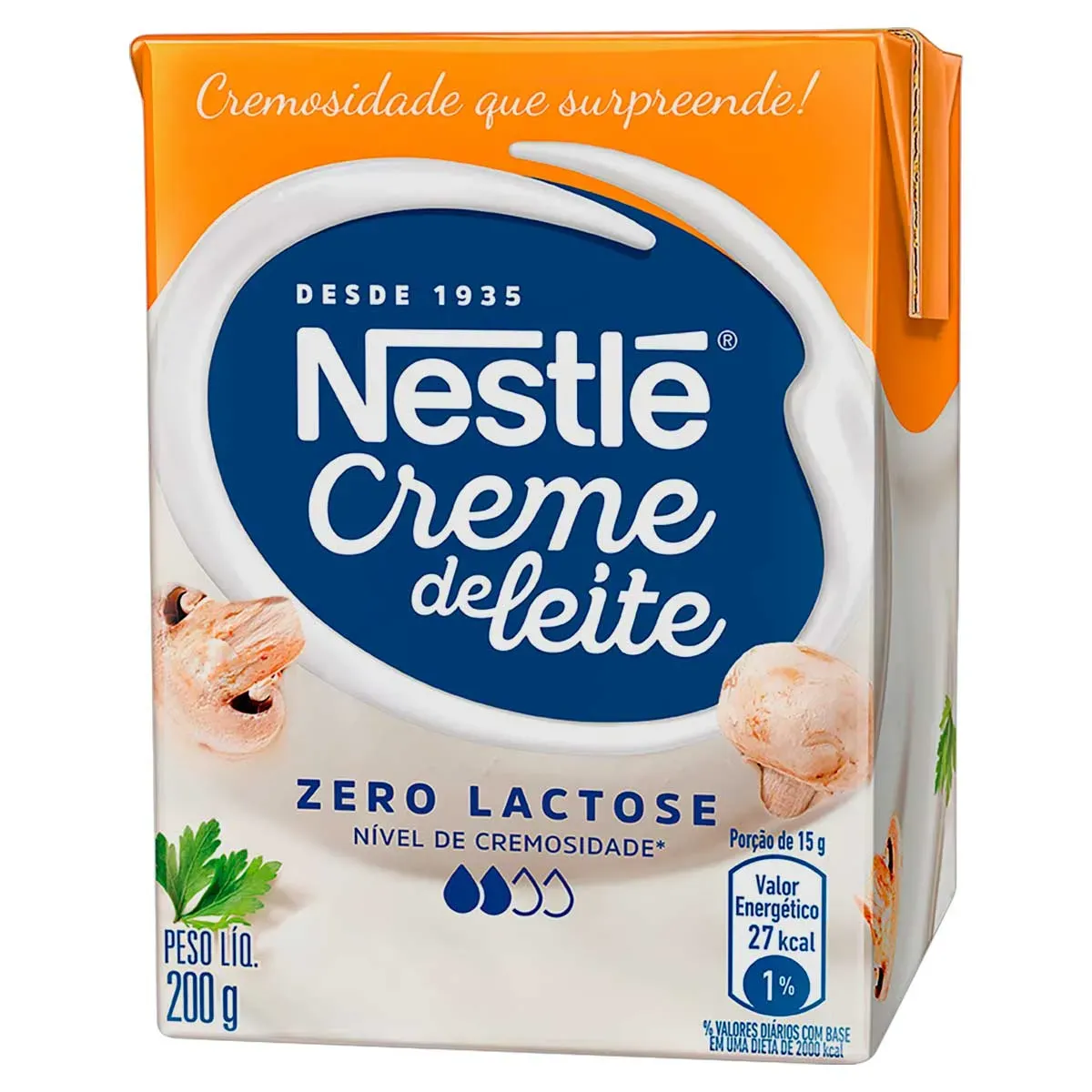 Creme Leite Leve Homogeneizado Zero Nestlé 200G