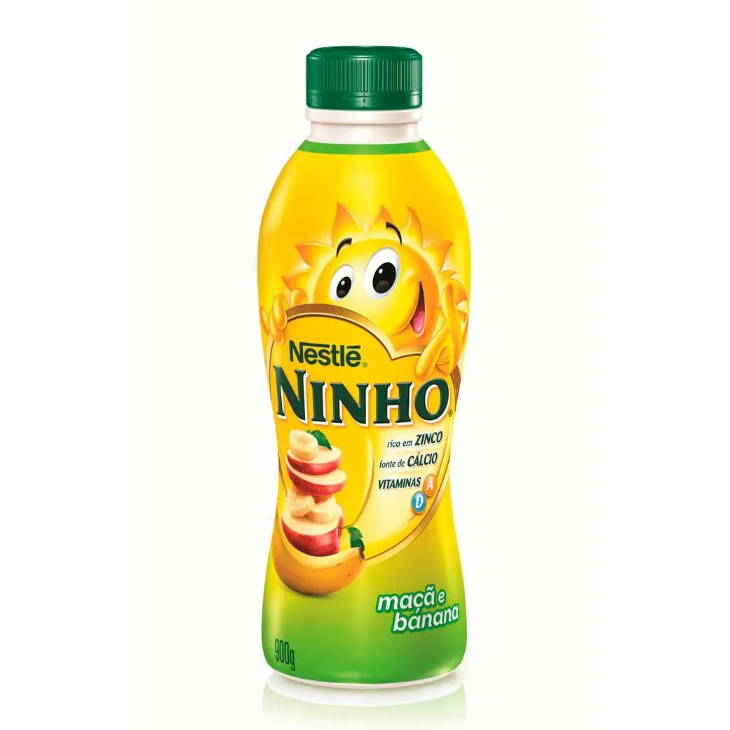 Iogurte Semi-Desnatado Banana Maçã Ninho 850G 1UN