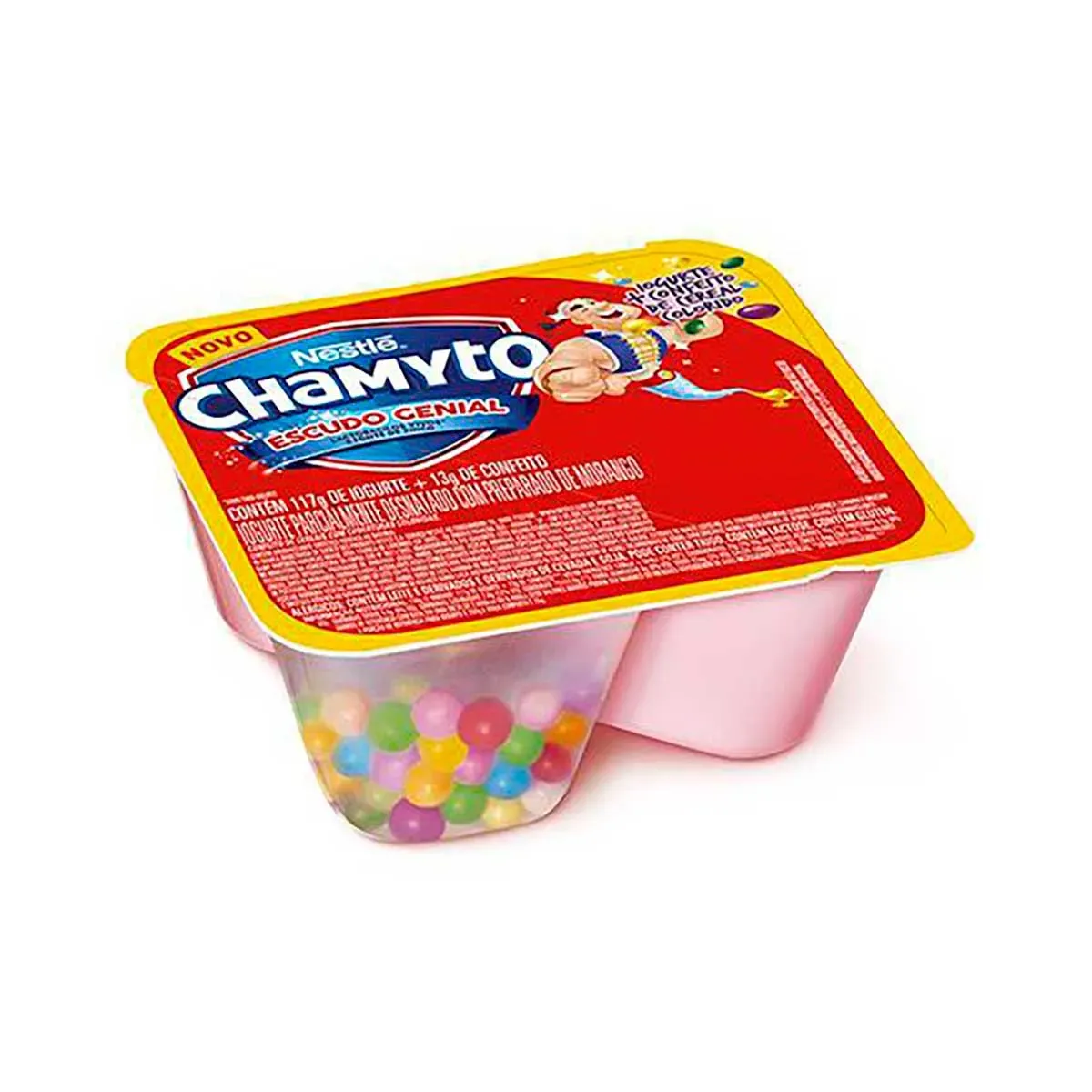 Iogurte Semi-Desnatado Chamyto Morango 130G