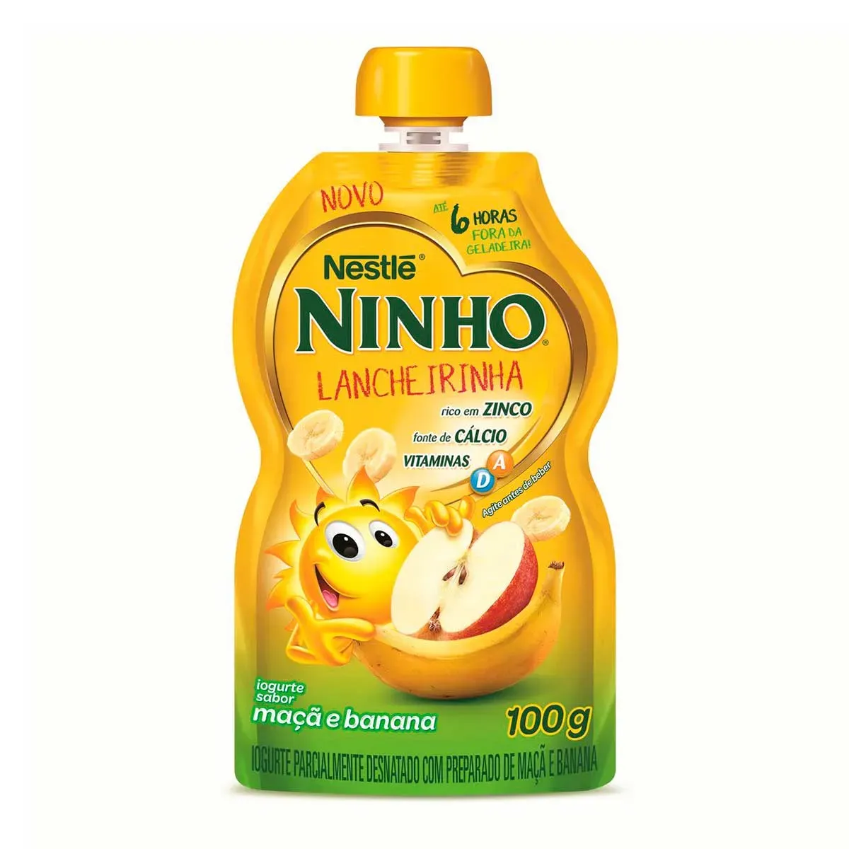 Iogurte Líquido Maçã Banana Ninho 100G