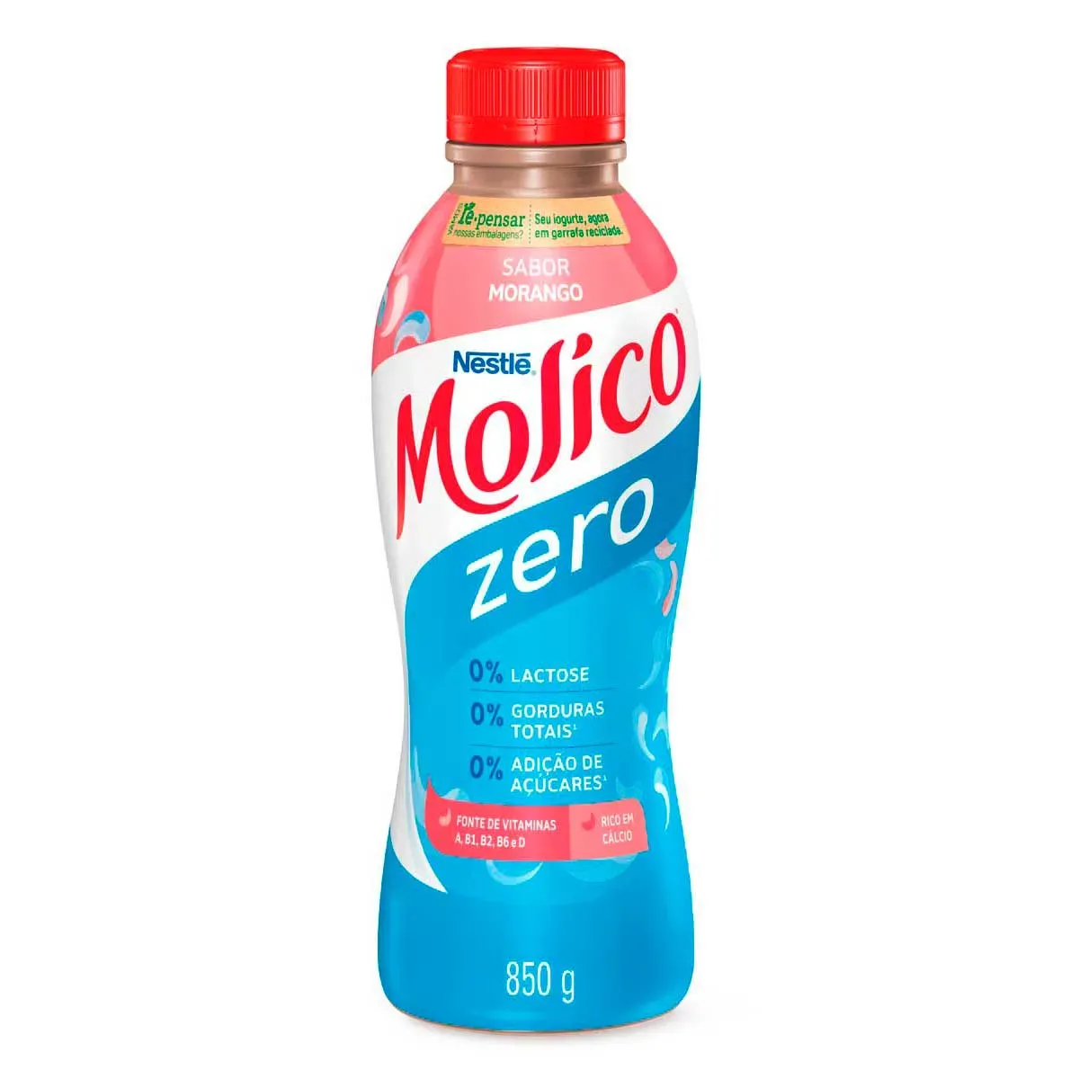 Iogurte Zero Lactose Molico Morango 850G
