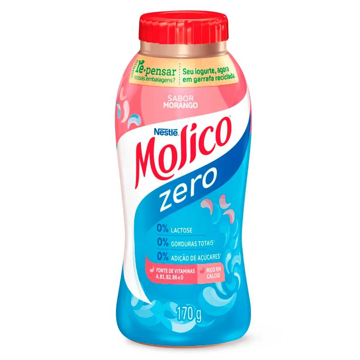 Iogurte Zero Lactose Molico Morango 170G