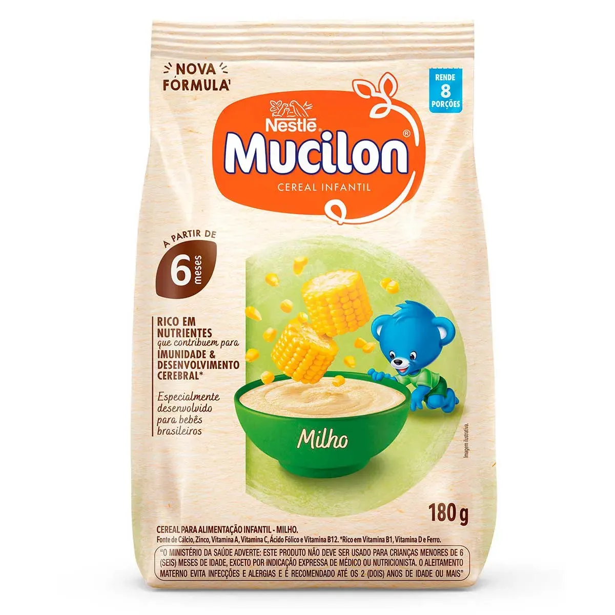 Cereal Infantil Mucilon Milho 180G