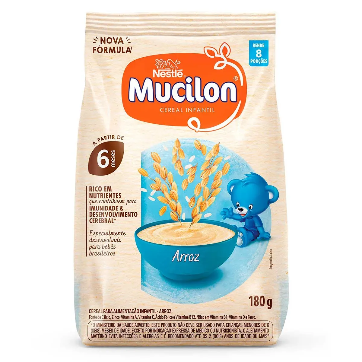 Cereal Infantil Mucilon Arroz 180G