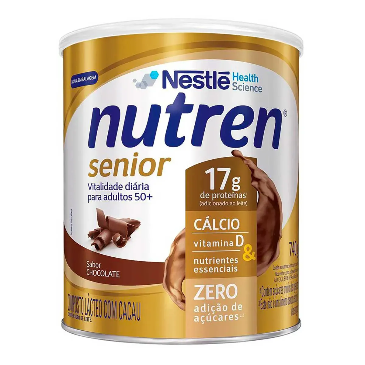 Complemento Alimentar Nutren Sênior Nestlé 740G