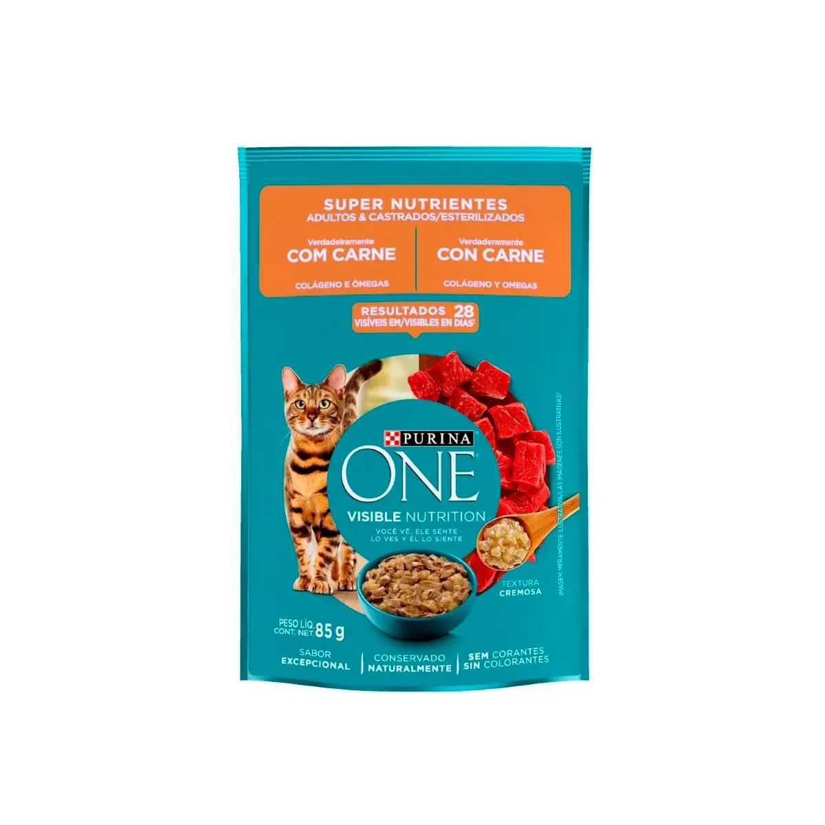 Gato One Wet Super Nutrition com Purina 85G