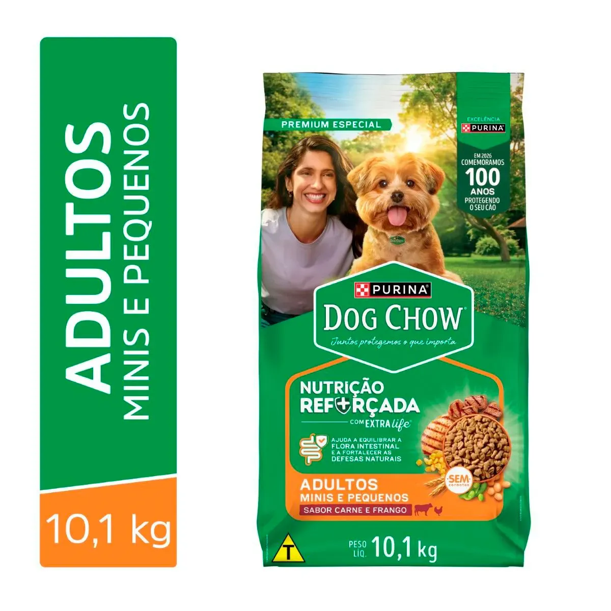 Ração Dog Chow Adulto Pequeno 10,1KG