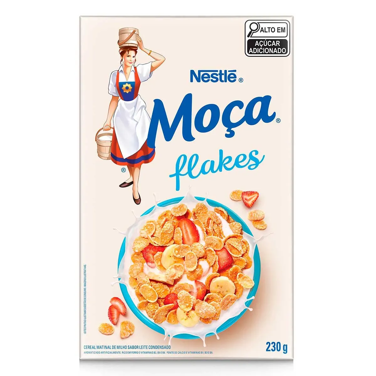 Cereal Matinal MOÇA FLAKES Cereal Matinal 230G