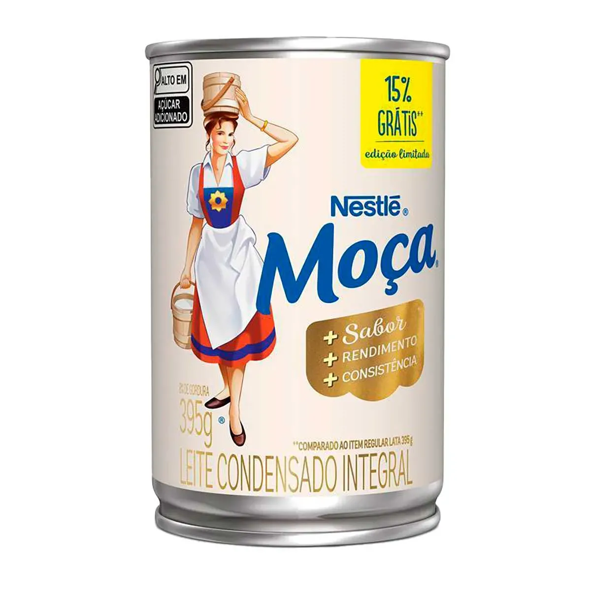 Leite Condensado Moça Abre Fácil - 15% Grátis 395G