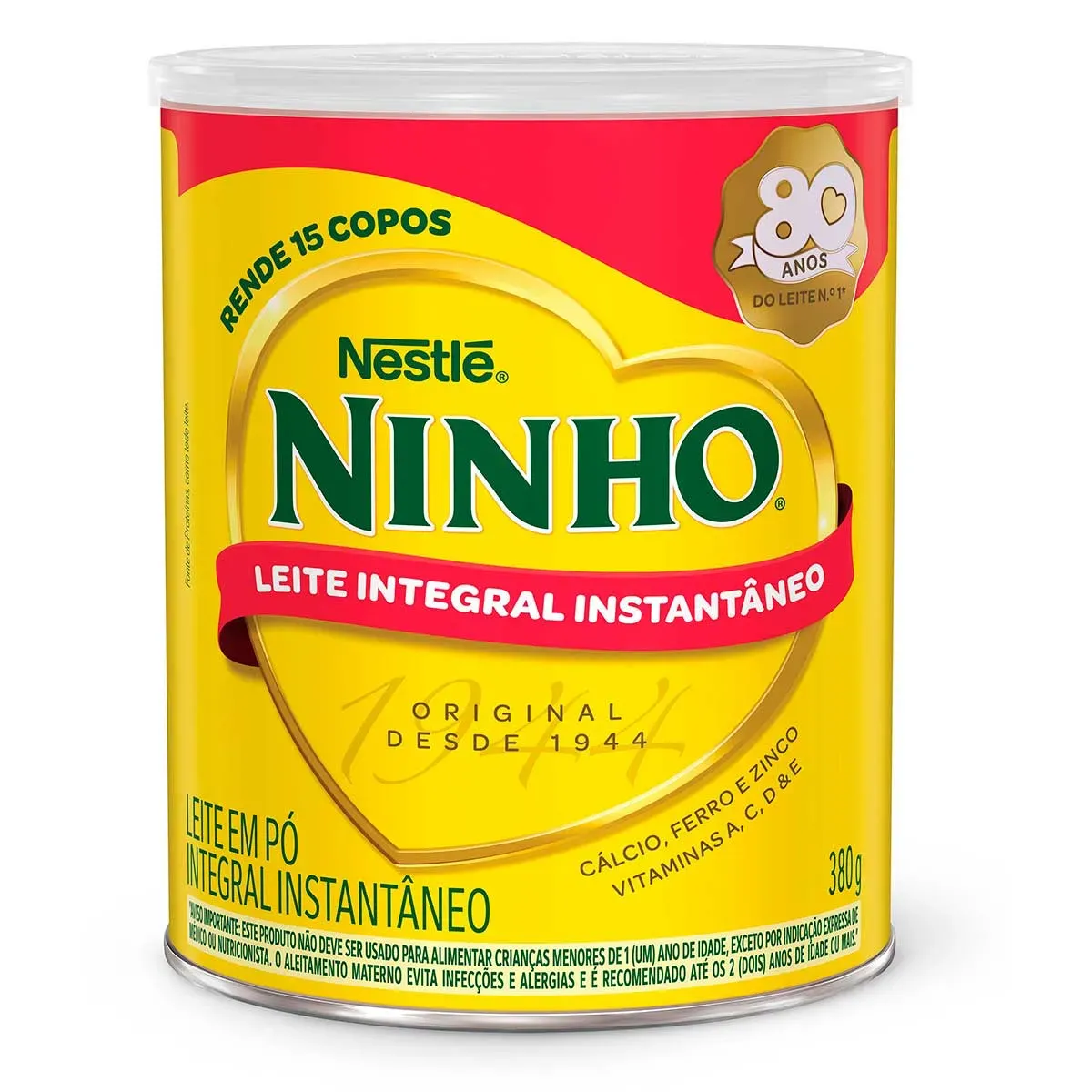 Leite em Pó Ninho Integral Instantâneo 380G