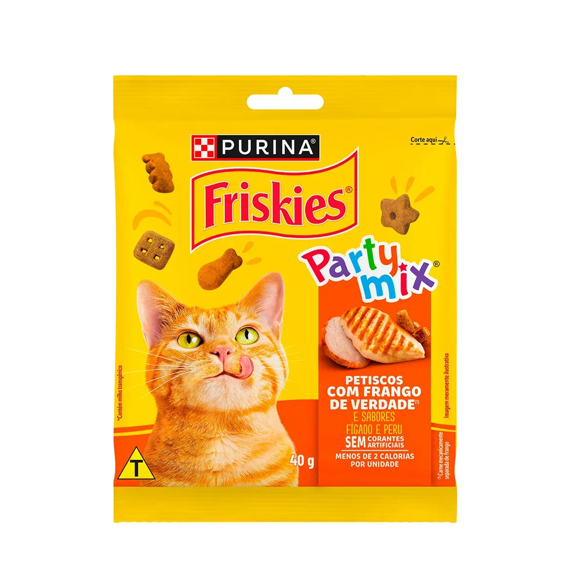 Petisco Gatos Frango, Fígado Peru Purina 40G