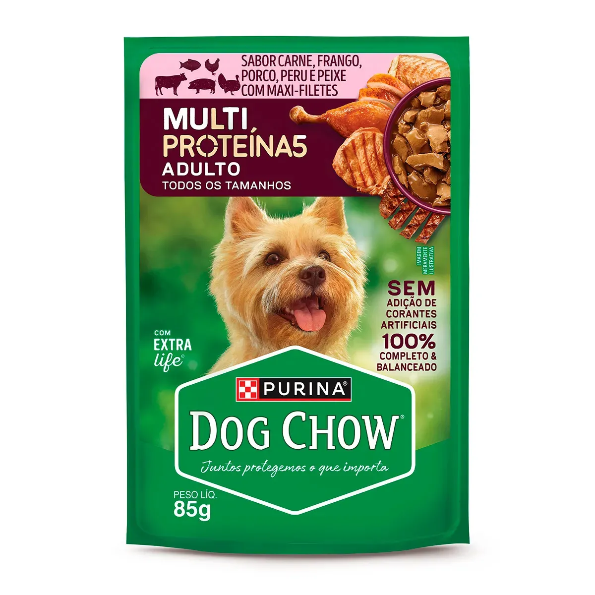 Dog Chow Adultos Multiproteína Purina 85G