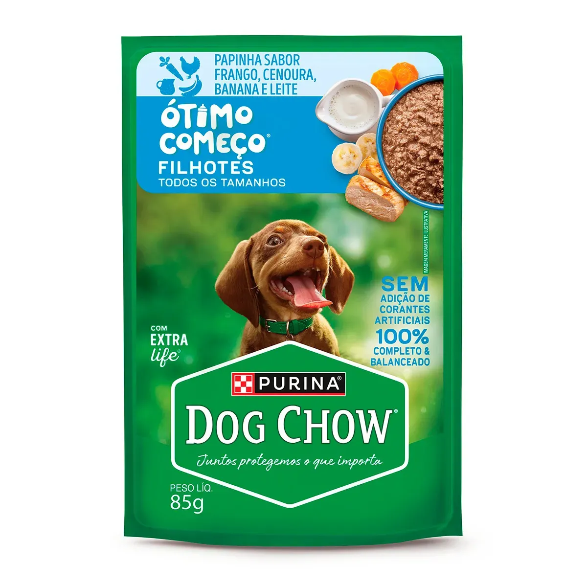 Dog Chow Filhotes Frango e Arroz Purina 85G