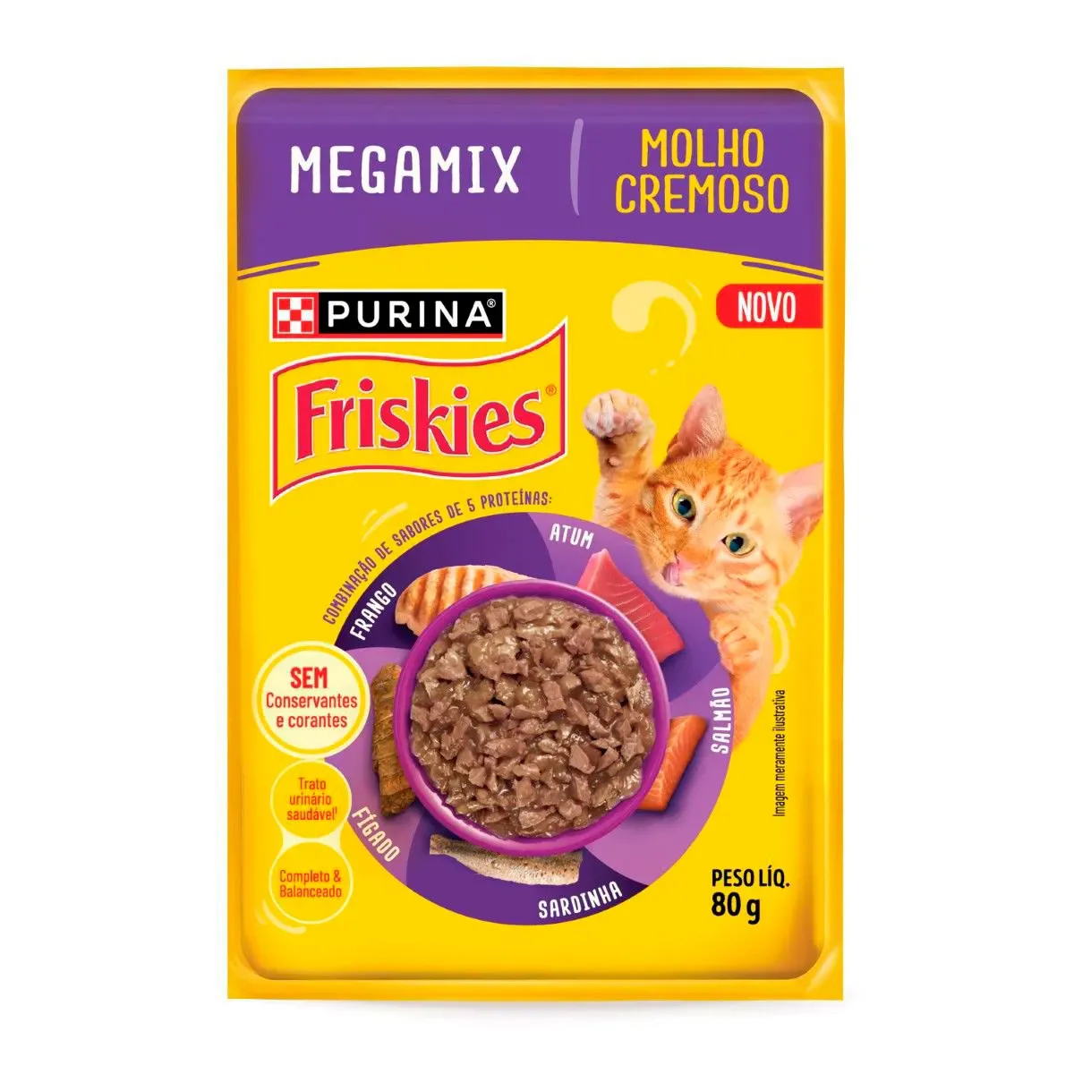 Friskies Gatos Megamix Purina 80G