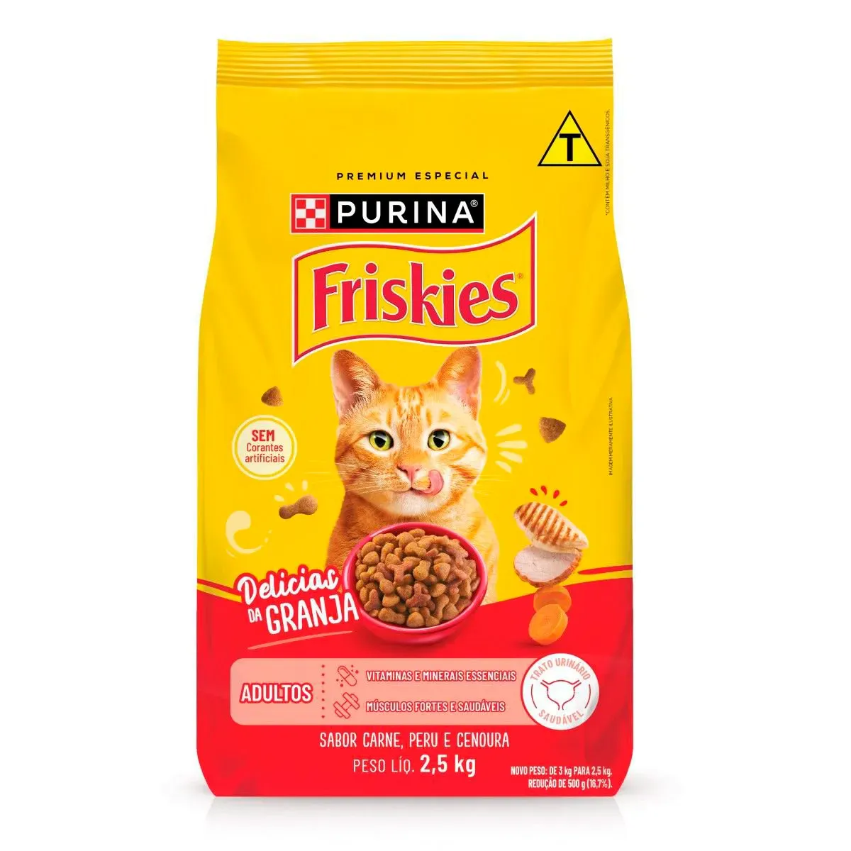 Ração Gatos Friskies Deli Granja Purina 2,5KG