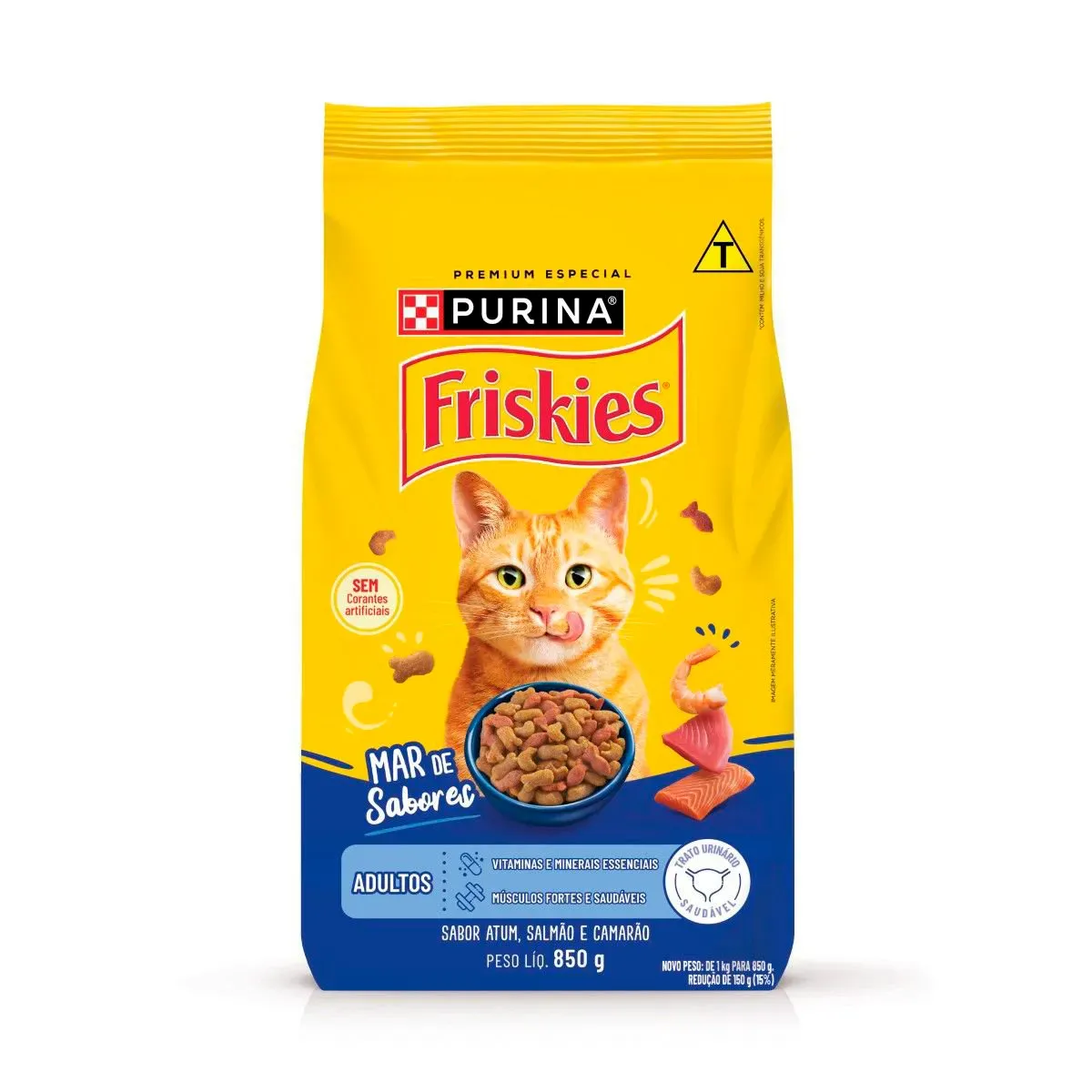 Ração Gatos Friskies Mar Sabores Purina 850G