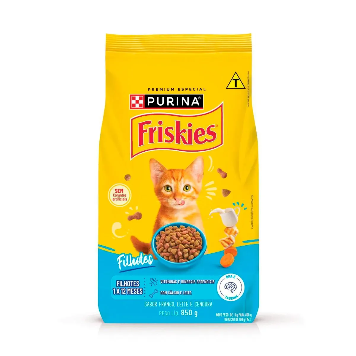Ração Gatos Friskies Filhotes Frango Purina 850G