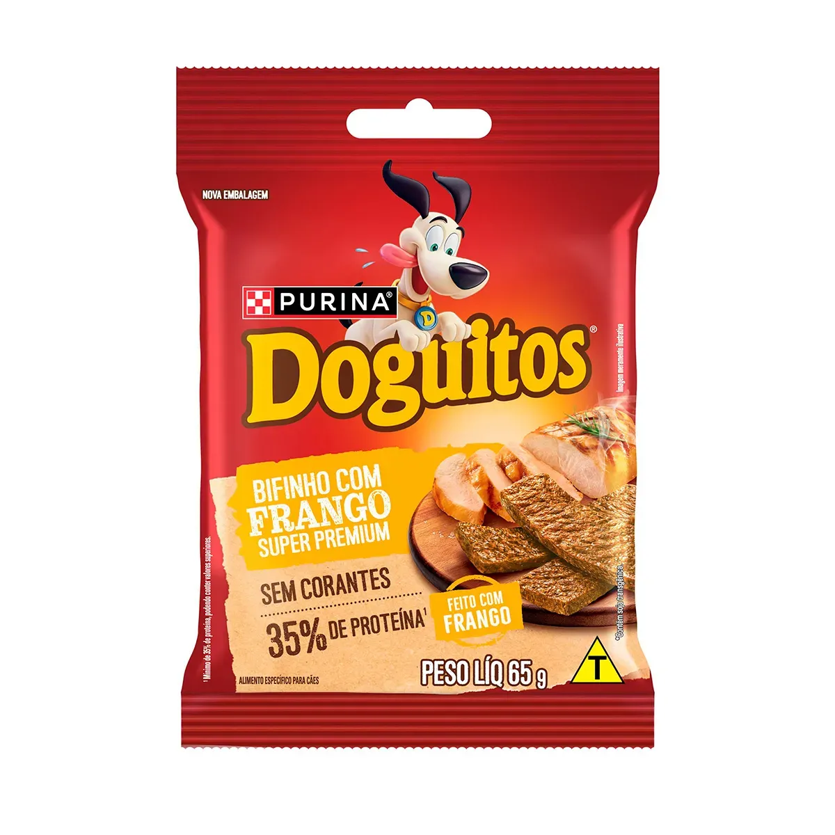 Petisco para Cachorro Doguitos Frango Purina 65G