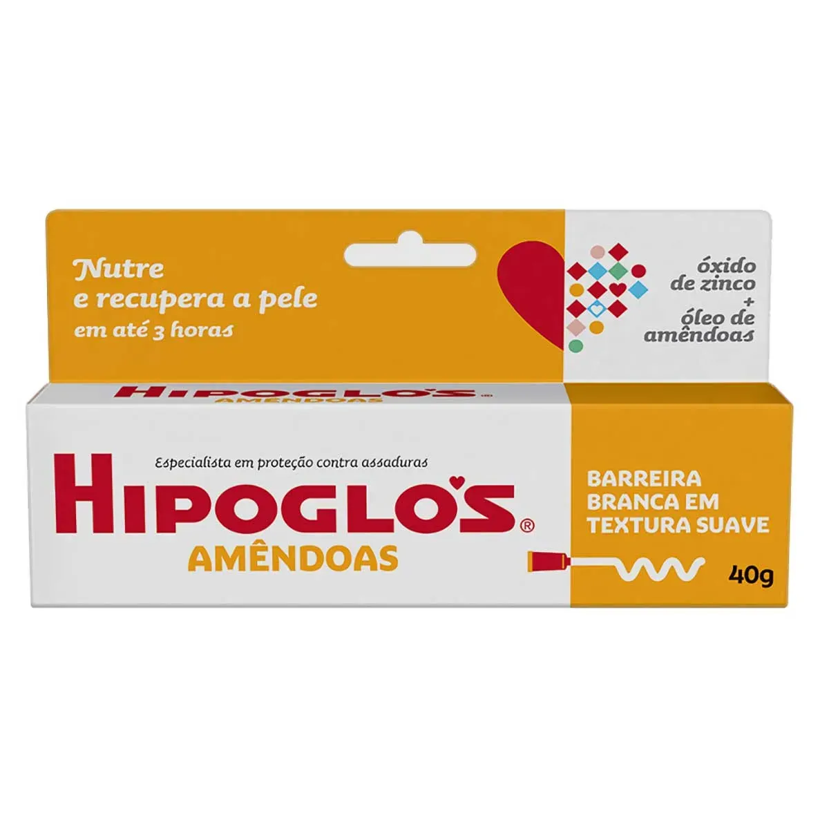 Creme Preventivo Assaduras Hipoglós Amêndoas 40G