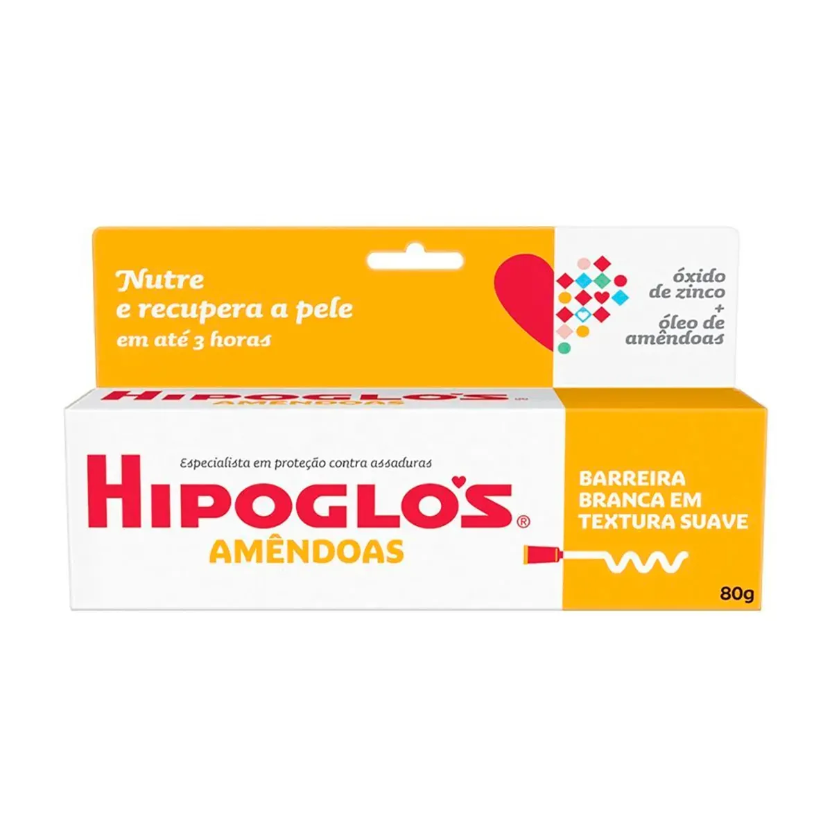 Creme Assaduras Hipoglós Amêndoas Nutre 80G