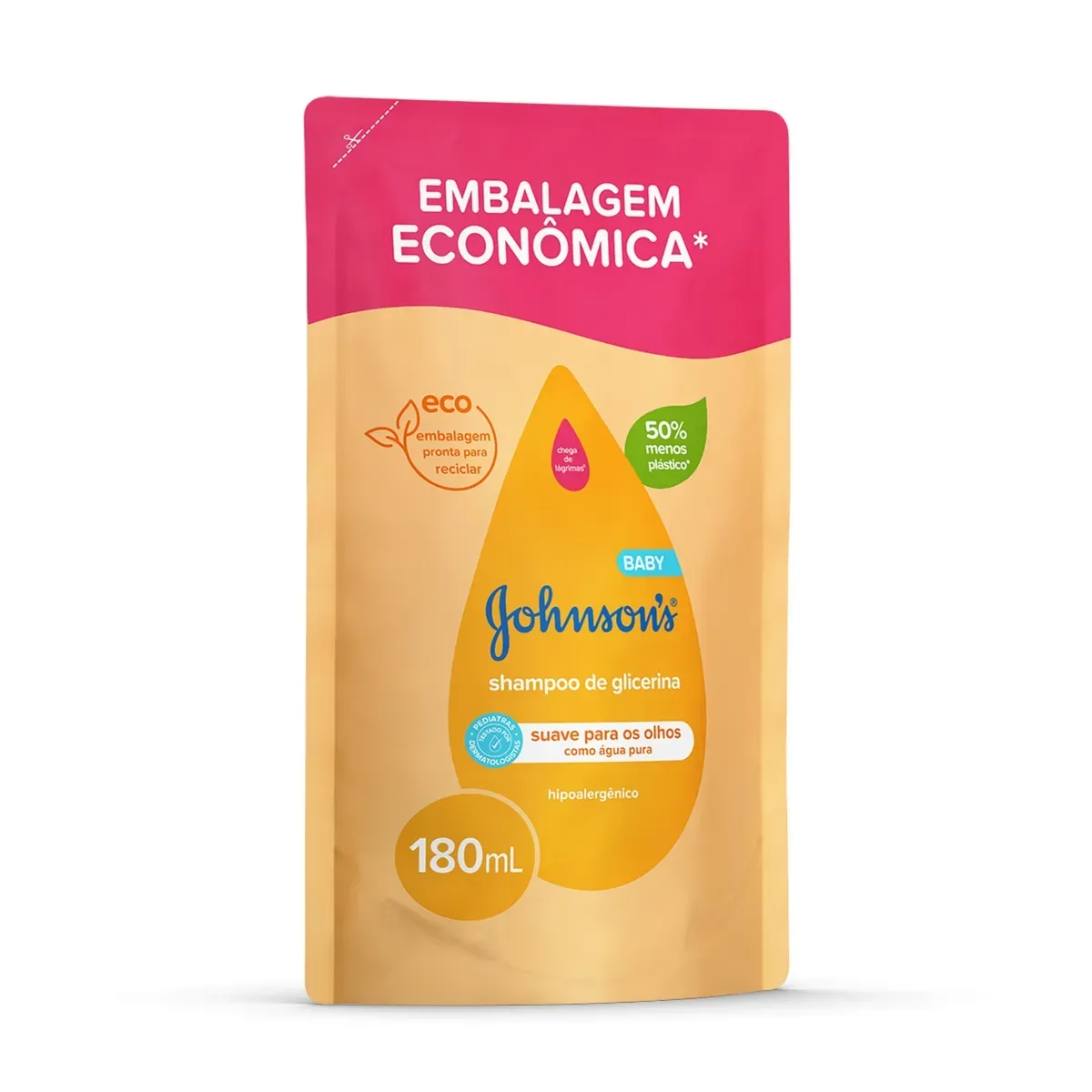 Shampoo de Glicerina 's Baby Johnson 180ML