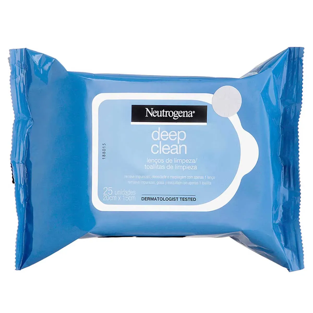 Lenço Umedecido Limpeza Facial Neutrogena 25UN